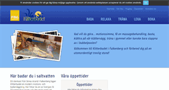 Desktop Screenshot of klitterbadet.se